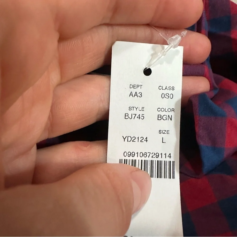 J crew slim fit Secret Wash cotton poplin shirt